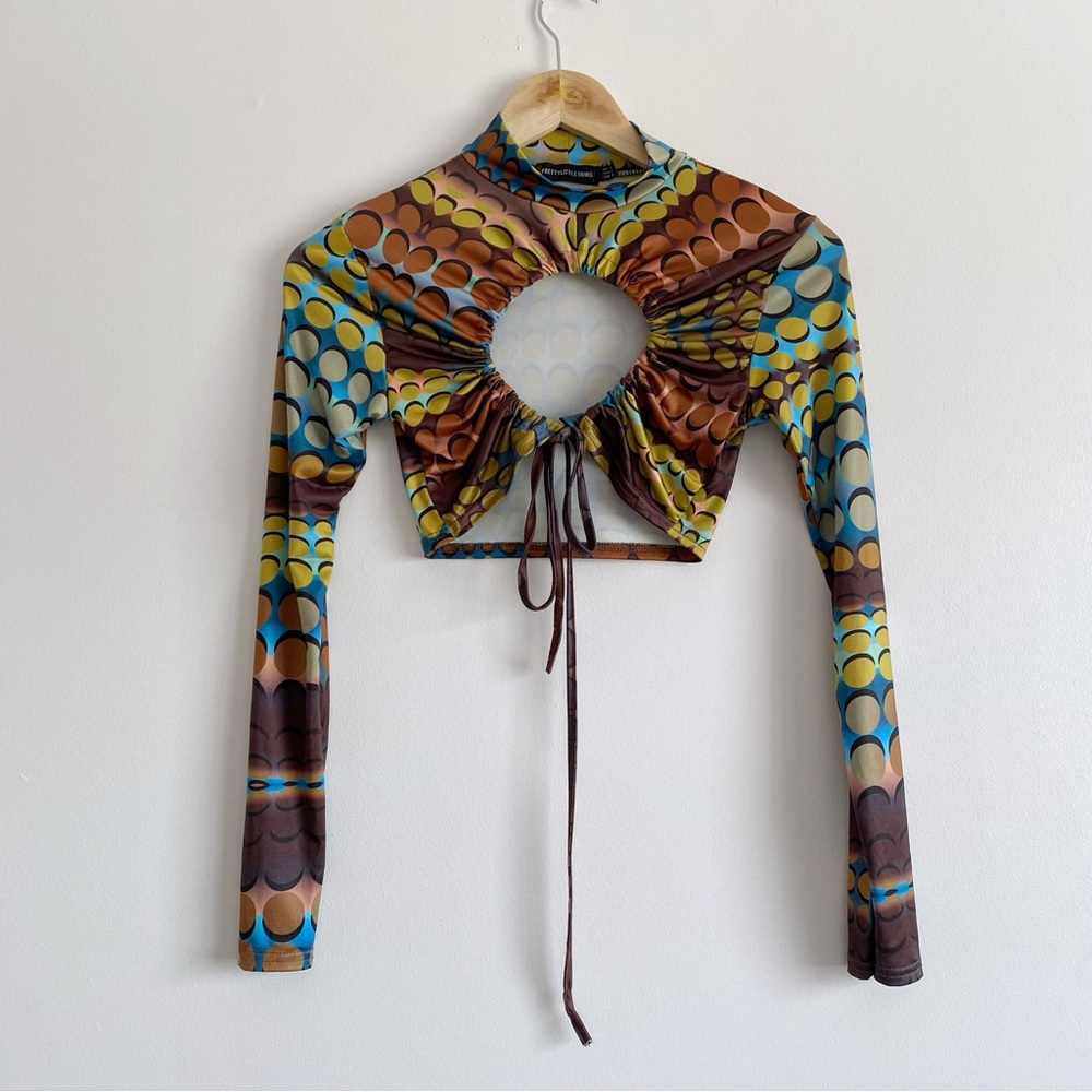 Pretty Little Thing Y2K Inspired Crop Top